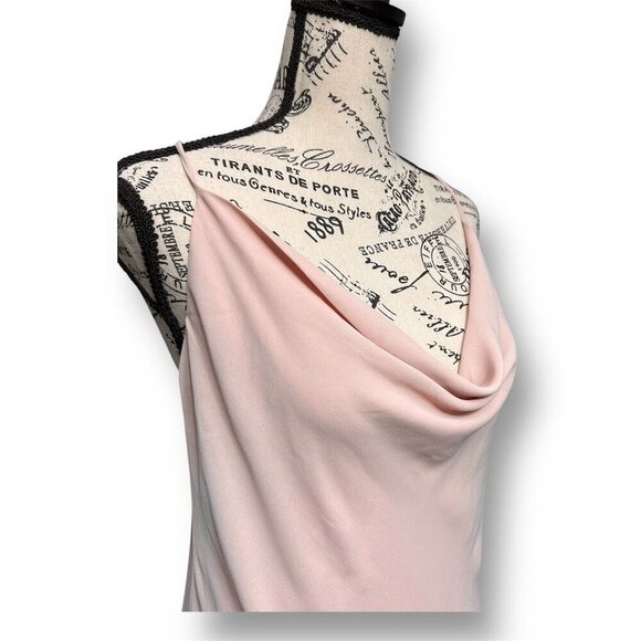 Show Me Your Mumu M Pink Verona Cowl Neck Midi Dress Wedding Guest Bridesmaid - Picture 7 of 9